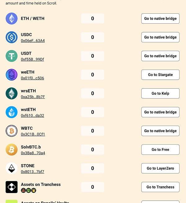 Scroll Session One 生态项目一览缩略图